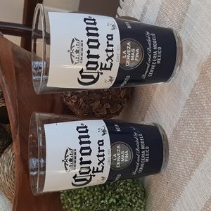 Set of 2 DesignPac Corona Extra, Blue/White, NWOT